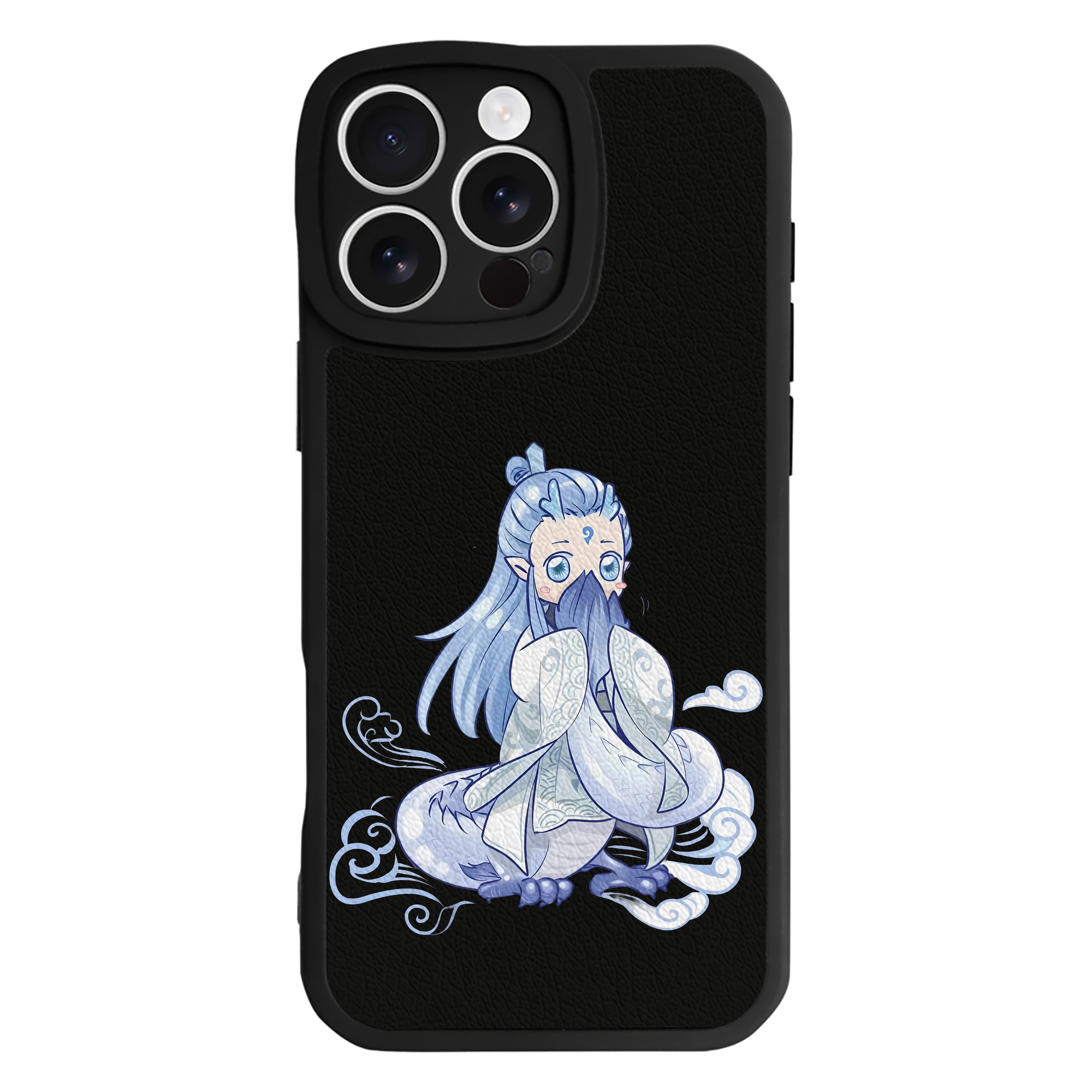 （画像用） Ne Zha 2 ナタ 魔童の大暴れ 【iPhone 16シリーズ対応】シリコンスマホケース（レザー調） 材質：シリコン